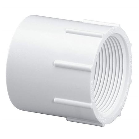 Westlake Pipe & Fittings Lasco Fittings 435015 1.5 in. SCH40 Female Adapter Slip x FPT - White; Box of 25 435015